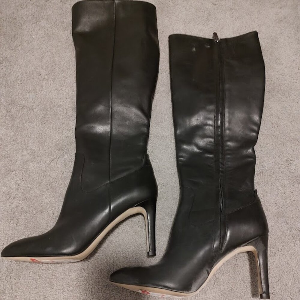 NWT Sam Edelman Black Leather Boots